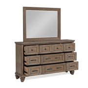 New Classic Furniture Mariana Vintage Creme Dresser and Mirror