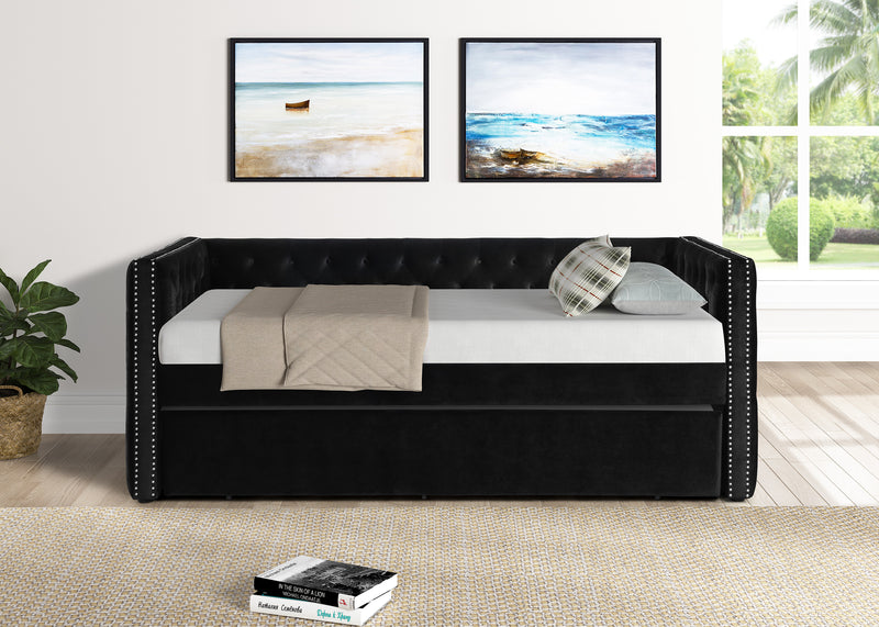 Crown Mark Trina Black Daybed