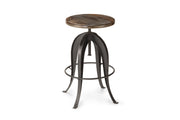 Steve Silver Sparrow Brown Round Setup Stool