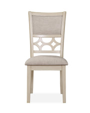 New Classic Furniture Mitchell Two Tone Bisque Brown 5pc Dining Set