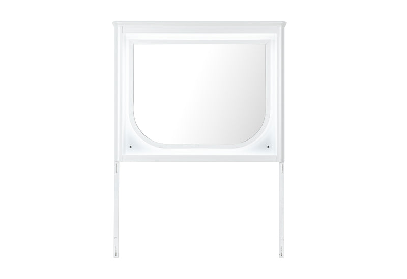 Global Furniture Apollo Grey Dresser and Mirror