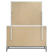 Coaster Furniture Sonora White Dresser with Mirror