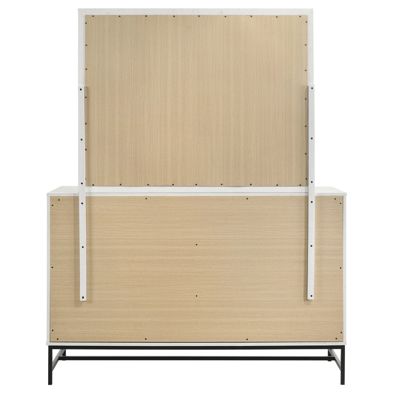 Coaster Furniture Sonora White Dresser with Mirror