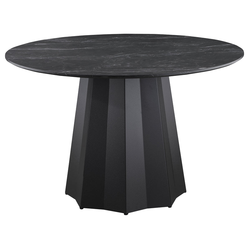 Coaster Furniture Camden Black 48 Inch Dining Table