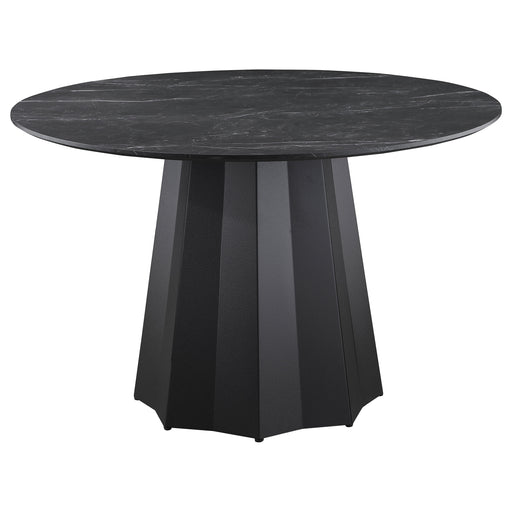 Coaster Furniture Camden Black 48 Inch Dining Table