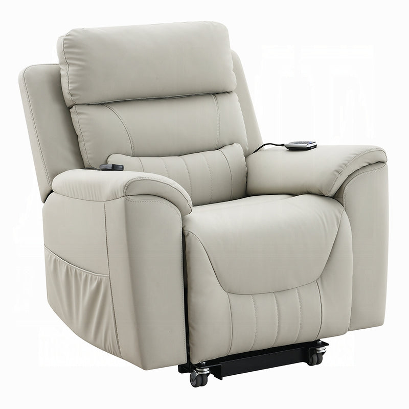 Acme Furniture Marsha Light Gray Power Recliner