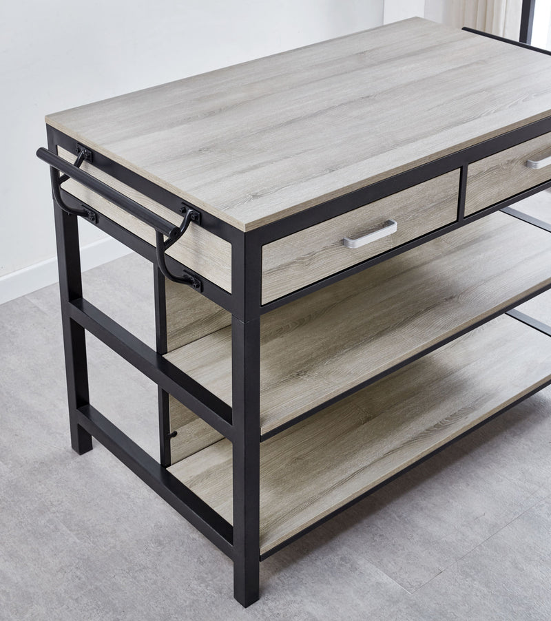 Steve Silver Carson Driftwood Counter Kitchen Table