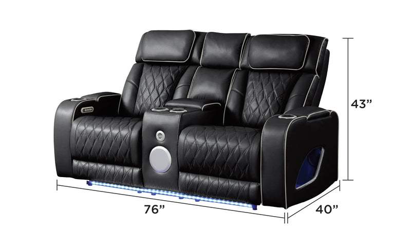 Galaxy Home Fortuner Ice Loveseat