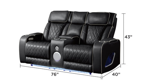 Galaxy Home Fortuner Ice Loveseat