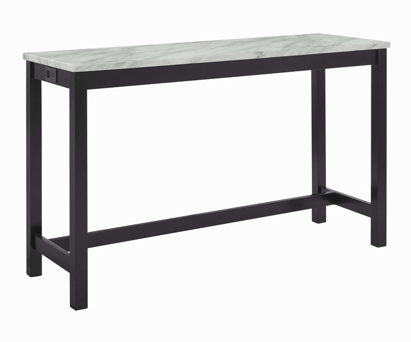 New Classic Furniture Celeste Blue 4pc Theater Bar Table Set