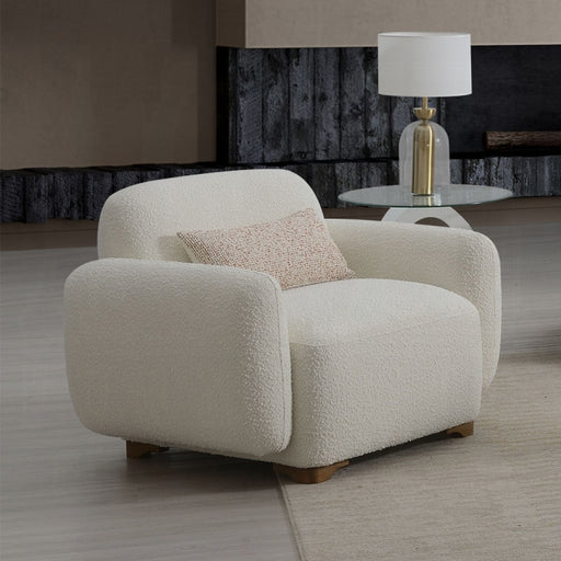 Acme Furniture Darius Beige Chair with Pillow