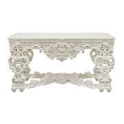 Acme Furniture Adara Antique White Sofa Table