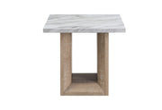 Global Furniture T02 Natural White End Table