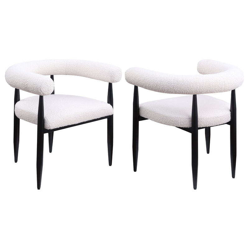 2 Coaster Furniture Dunmore Cream White Dining Arm Chairs