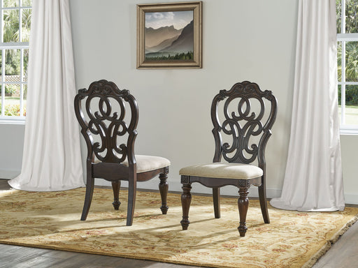 Steve Silver Royale Warm Brown Pecan 7pc Dining Set