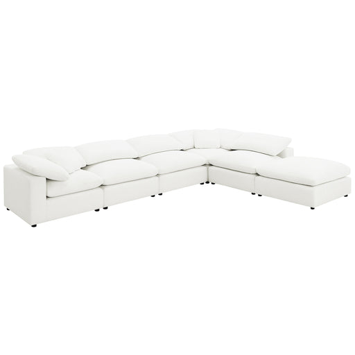 Coaster Furniture Raleigh Ivory 6pc Modular Sectional