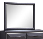 Glory Furniture Liverpool Black Dresser and Mirror