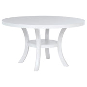 Coaster Furniture Judd Pearl White Round Dining Table