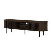 New Classic Furniture Brax Walnut 70 Inch TV Console