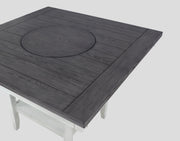 Crown Mark Fulton Chalk Grey Counter Height Table