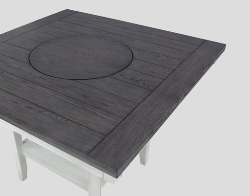 Crown Mark Fulton Chalk Grey Counter Height Table