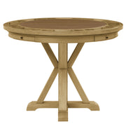 Steve Silver Rylie Natural Counter Table with Game Top