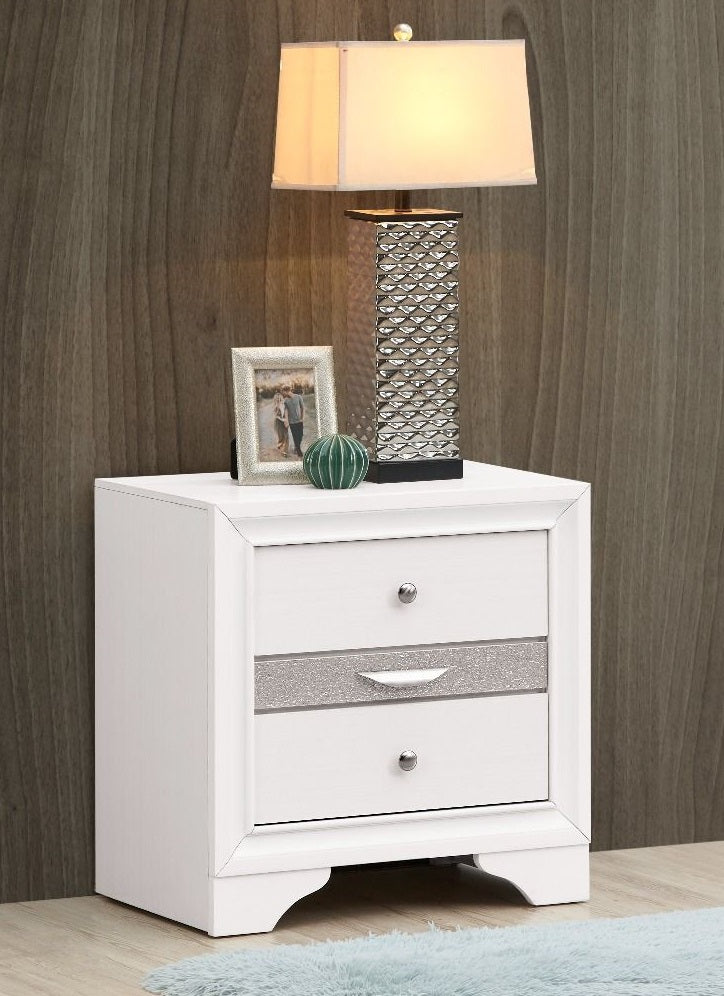 Glory Furniture Madrid Black Nightstand