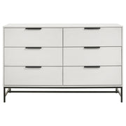 Coaster Furniture Sonora White 6 Drawer Dresser