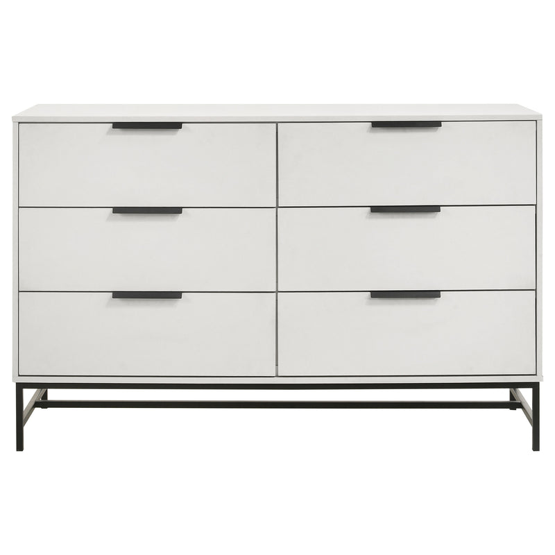 Coaster Furniture Sonora White 6 Drawer Dresser