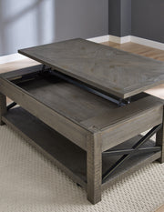 Steve Silver Dexter Driftwood 3pc Coffee Table Set