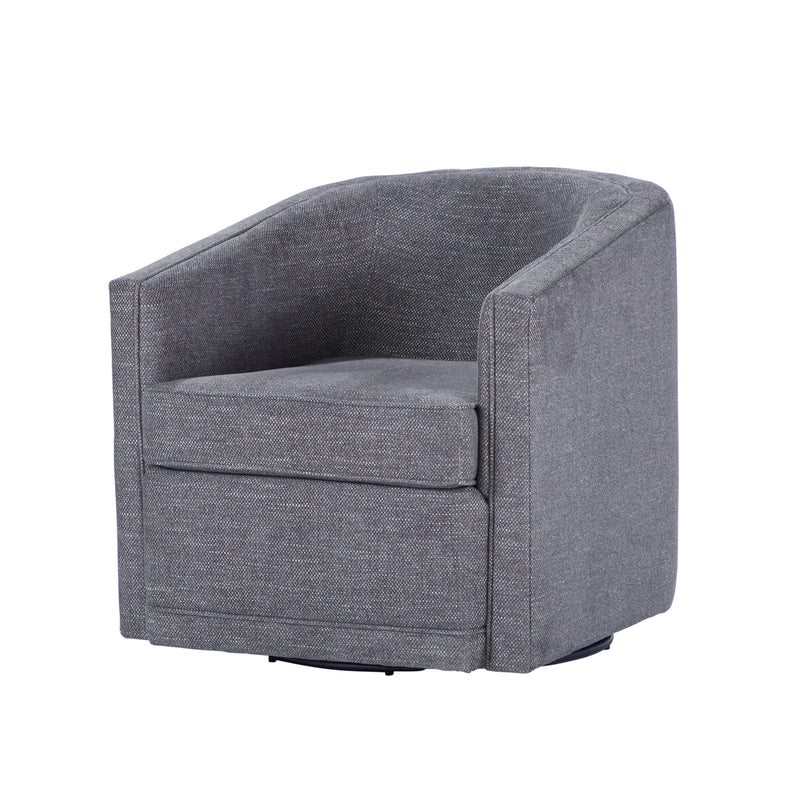New Classic Furniture Poppy Dark Gray Swivel Chair