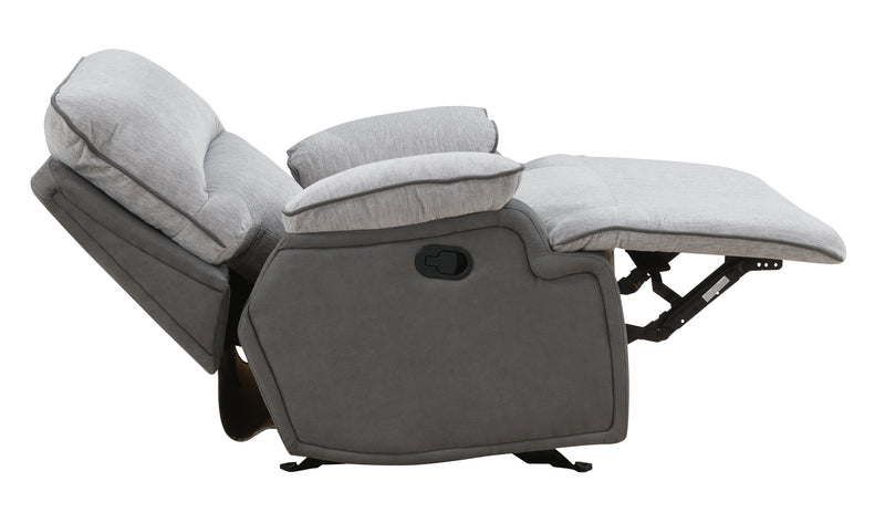 Steve Silver Cyprus Gray Recliner Chair