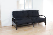 Acme Furniture Alfonso Black Sofa With Mattress