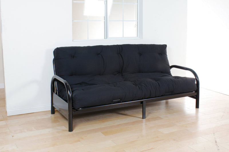 Acme Furniture Alfonso Black Sofa With Mattress