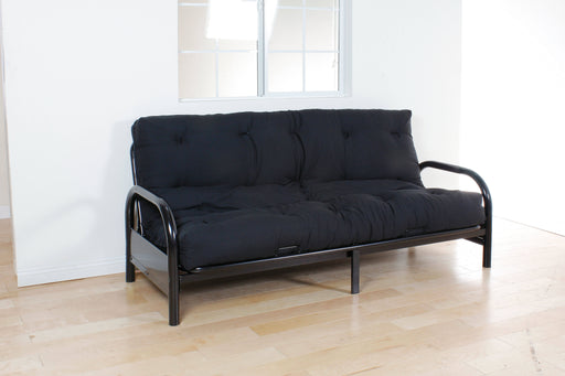 Acme Furniture Alfonso Black Sofa With Mattress