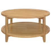 Coaster Furniture Camillo Maple Brown Coffee Table