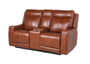 Steve Silver Natalia Coach Recliner Console Loveseat