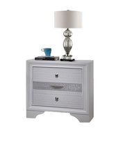Galaxy Home Matrix White Wood Night Stand
