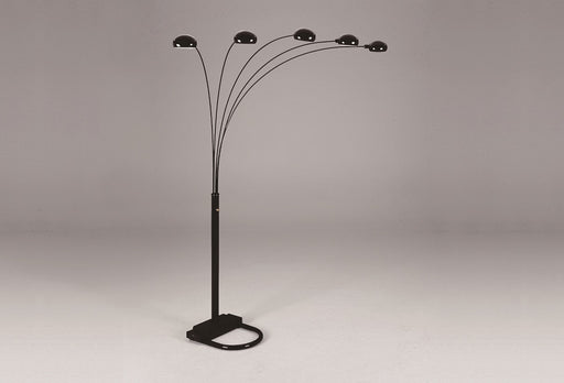 Crown Mark Peacock Black Shade Floor Lamp