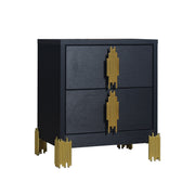 New Classic Furniture Empire Black Nightstand