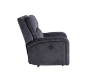 Steve Silver Lovell Charcoal Power Reclining Chair