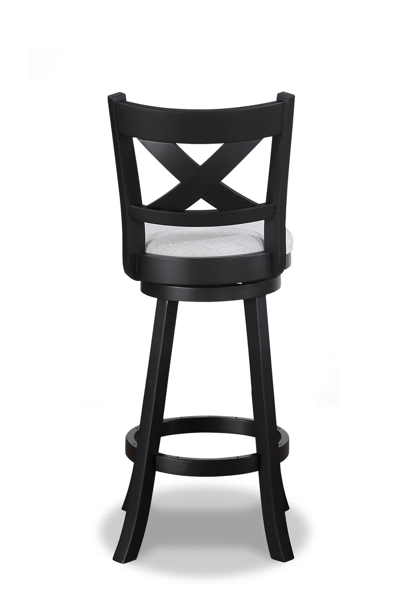 2 Crown Mark Kipper Dove Swivel Bar Stools
