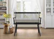 Crown Mark Jerimiah White Spindleback Bench