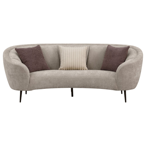Coaster Furniture Ellorie Beige Curved Sofa