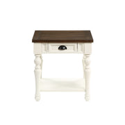 Steve Silver Joanna Ivory Mocha End Table