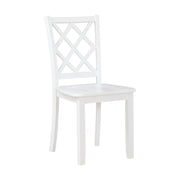 Home Elegance Astoria White 5pc Dinette Room Set