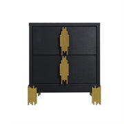 New Classic Furniture Empire Black Nightstand