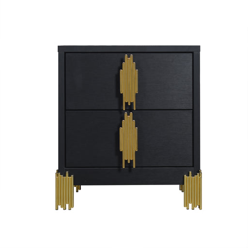 New Classic Furniture Empire Black Nightstand