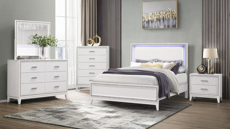 Global Furniture Lily White Dresser
