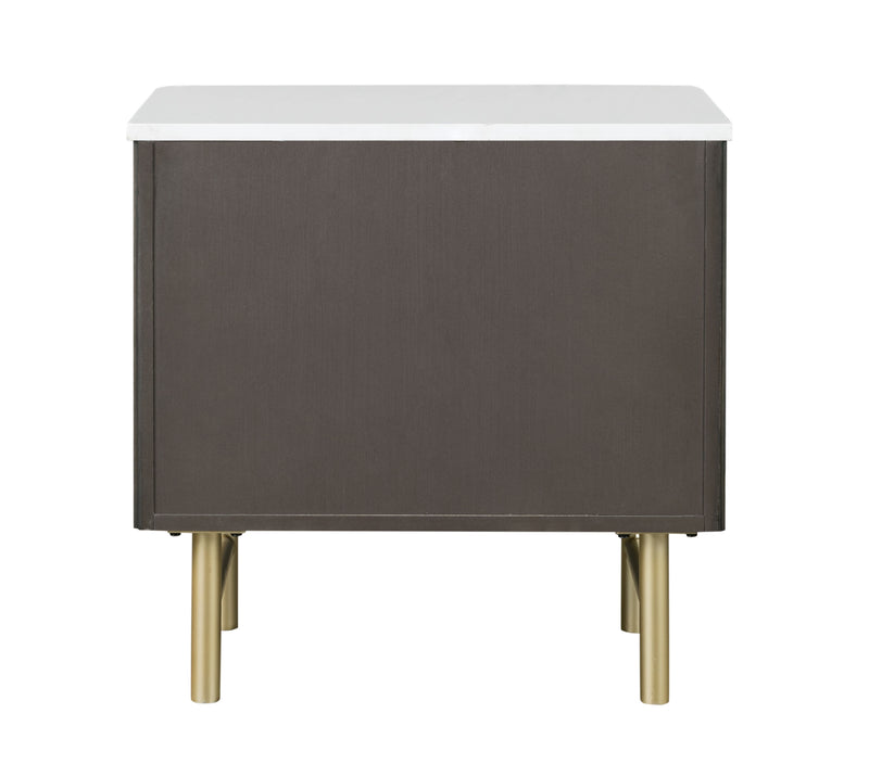 Acme Furniture Clayten White Espresso Nightstand